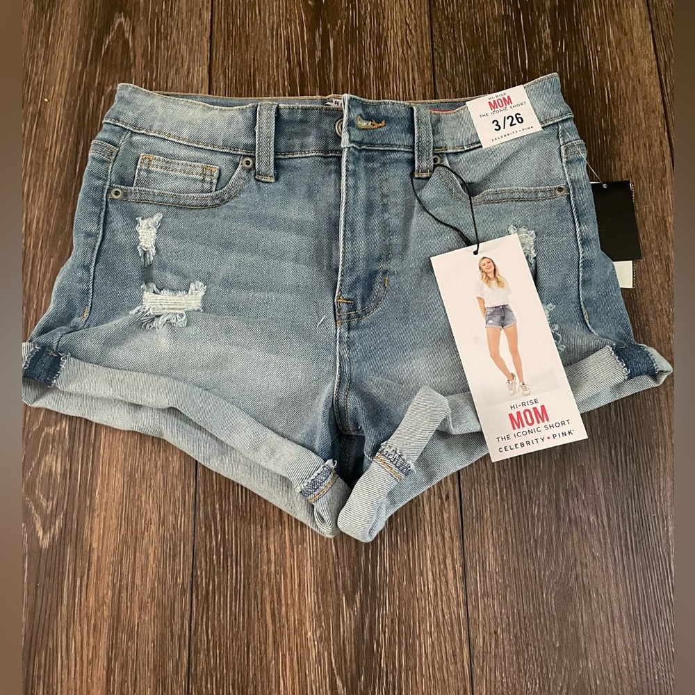 NWT Hi-Rise Mom shorts